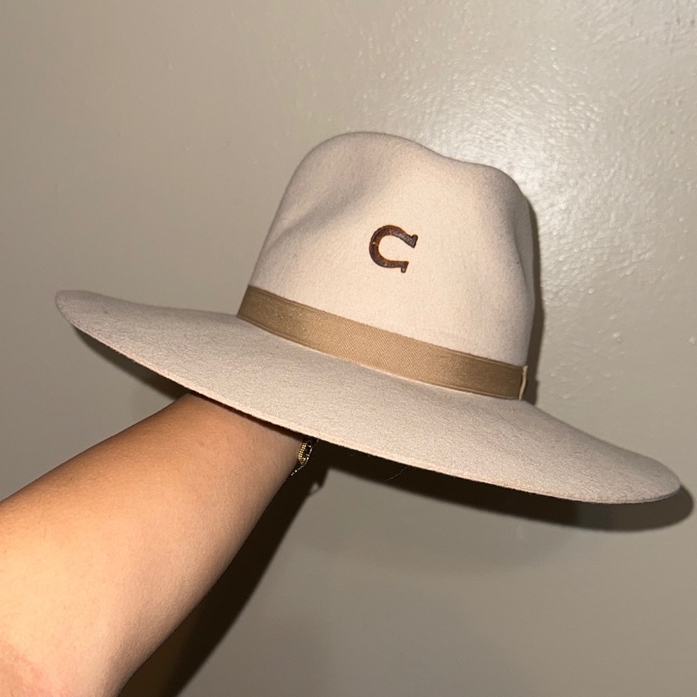 Charlie one horse Beige Wide Brim Hat